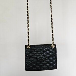 Rebecca Minkoff Women's Quilted Mini Affair Shoulder Bag - Black